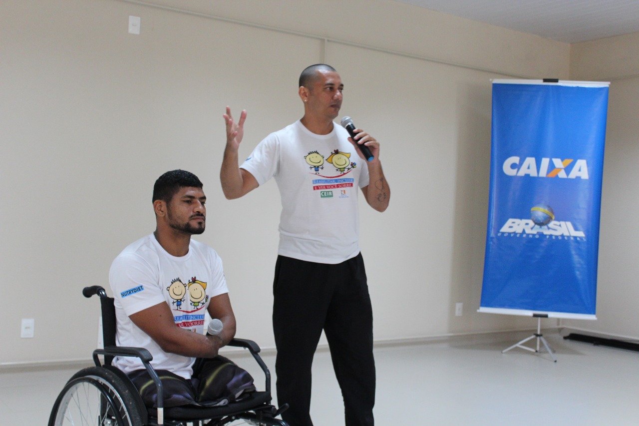 Treinador e supervisor da equipe de Reabilitação Desportiva do Ceir, Childerico Robson