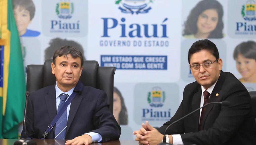 Wellington Dias e Cleandro Moura