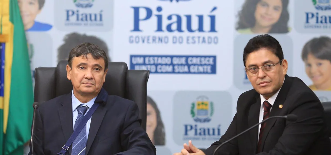 Wellington Dias e Cleandro Moura