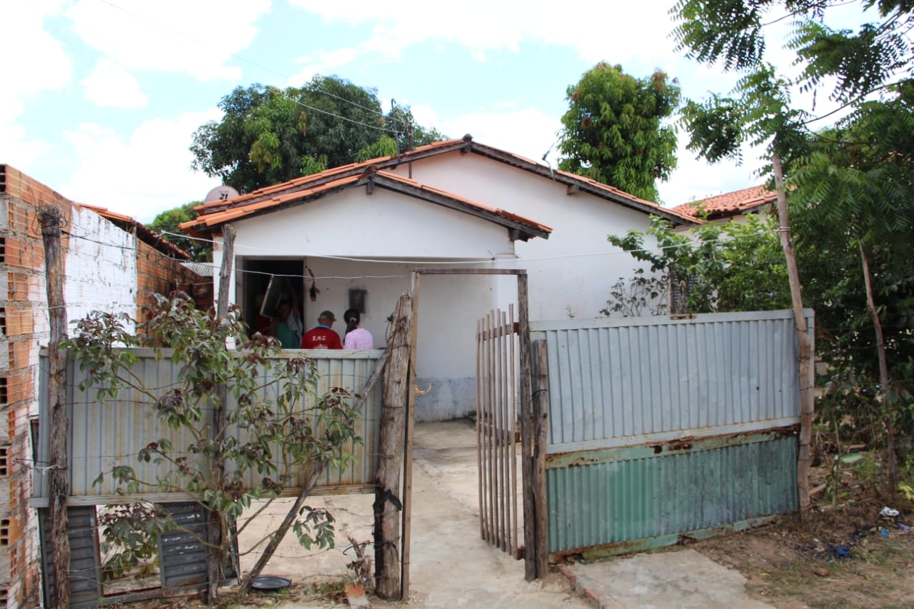 Residência onde ocorreu o crime