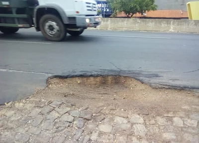 Buraco na zona sul de Teresina