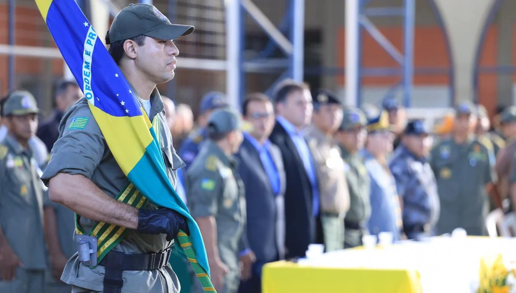 Solenidade de formatura de cabos da Polícia Militar do Piauí