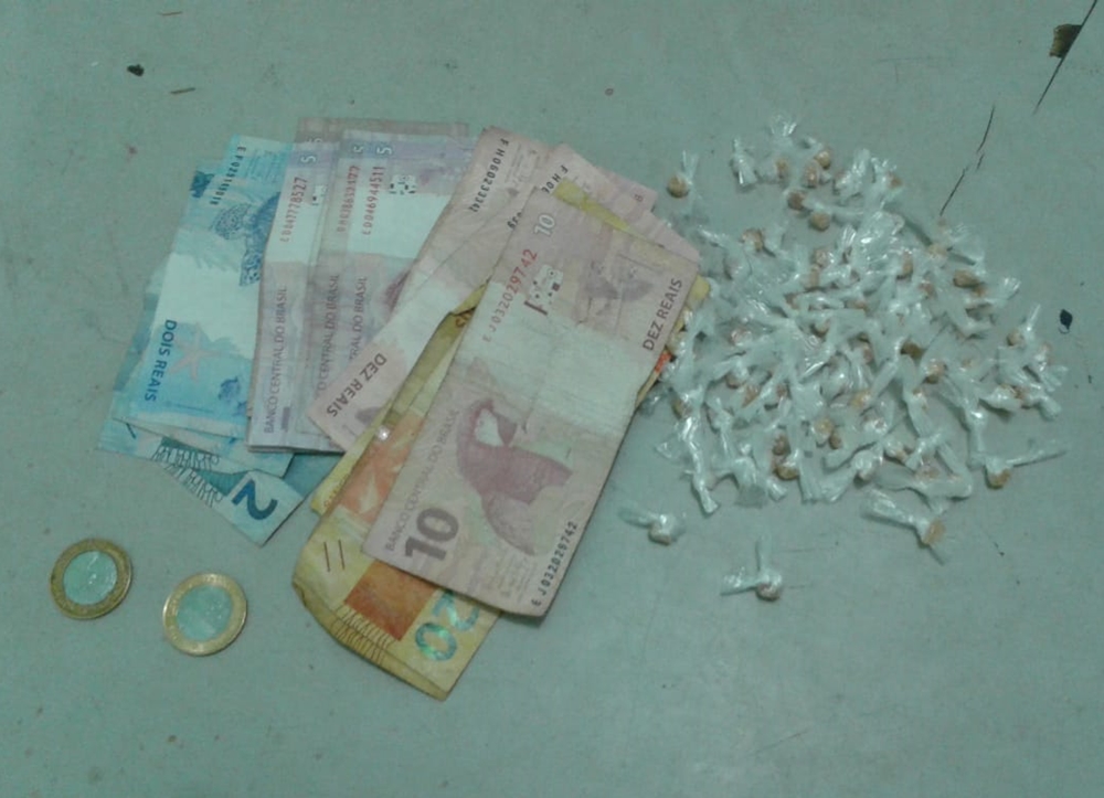 Drogas encontradas na zona leste de Teresina 