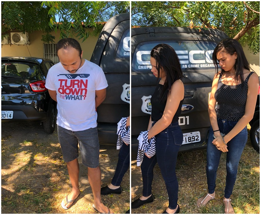 Presos pela Polícia Civil do Tocantins