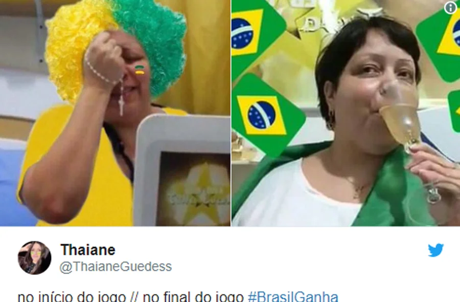 Jogo do Brasil gera muitos memes