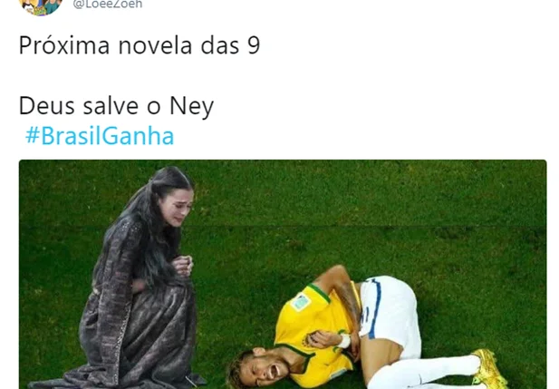Memes sobre jogo do Brasil e Costa Rica
