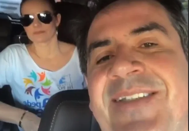 Ciro Nogueira e Iracema Portella participam da Caminhada da Paz