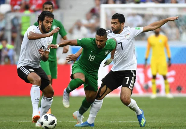 Egito e Arabia Saudita empatam em 1 a 1 pela Copa do Mundo 2018