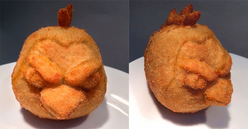 Coxinarinho, coxinha inspirada no Canarinho Pistola