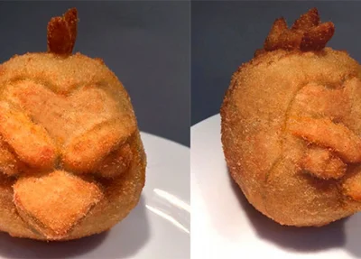 Coxinarinho, coxinha inspirada no Canarinho Pistola