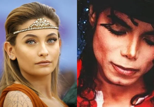 Filha publica foto em homenagem a Michael Jackson
