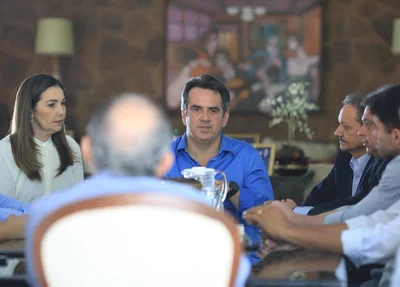 Reunião do Progressistas na residência do senador Ciro Nogueira
