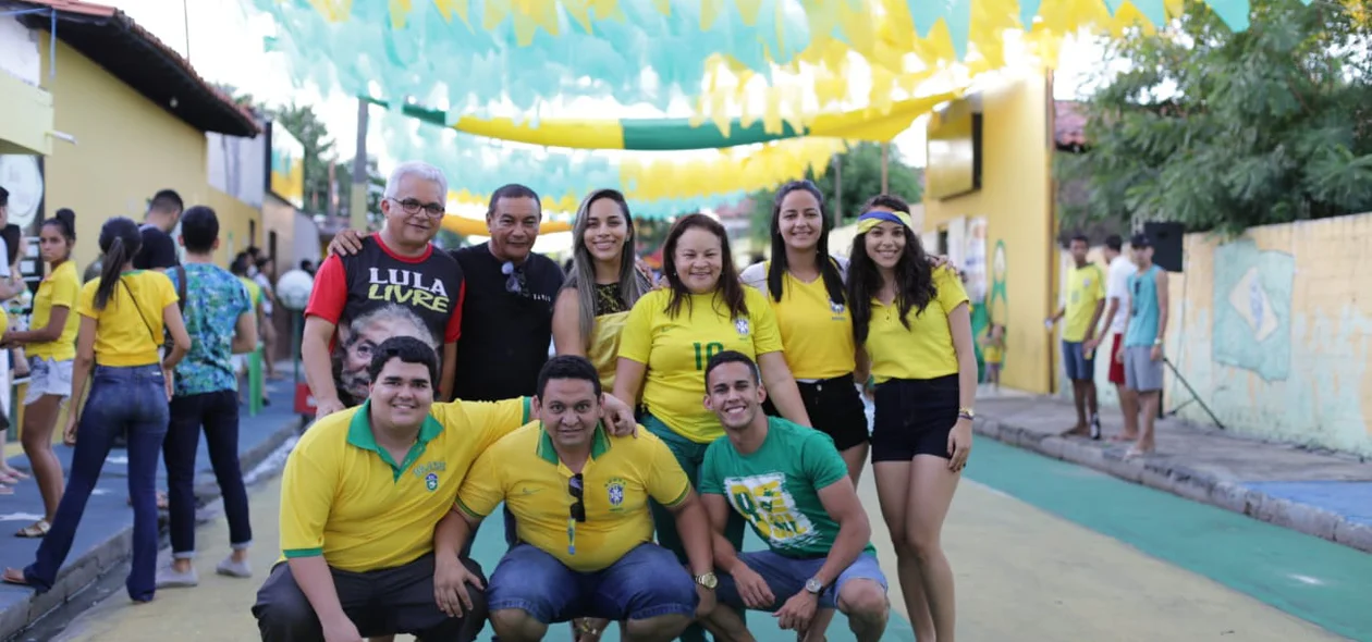 Torcedores na Rua da Copa
