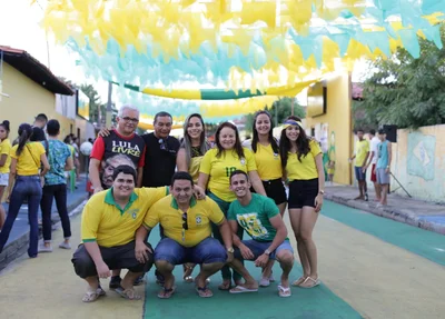 Torcedores na Rua da Copa