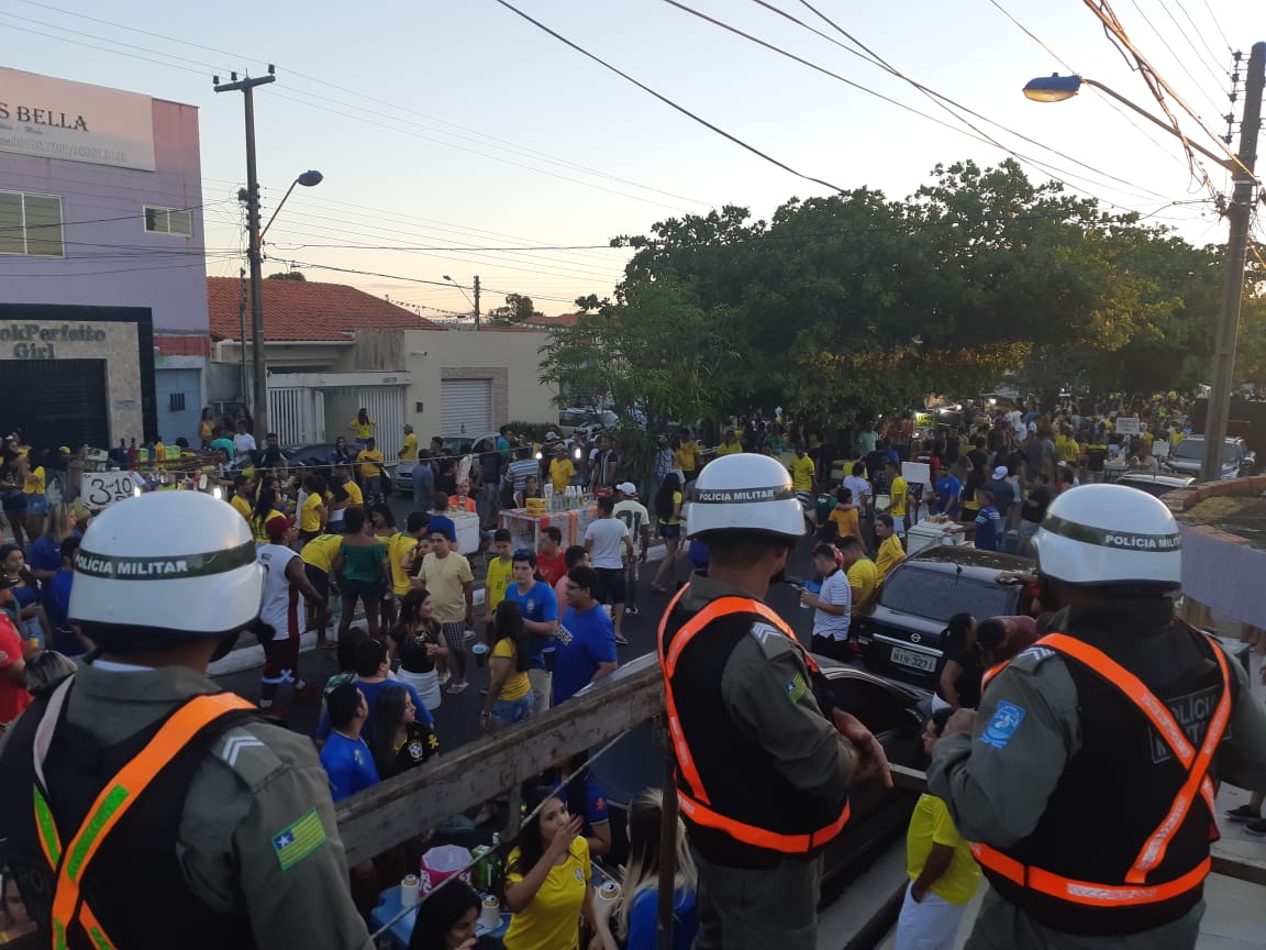 150 agentes de segurança estiveram no bairro Saci