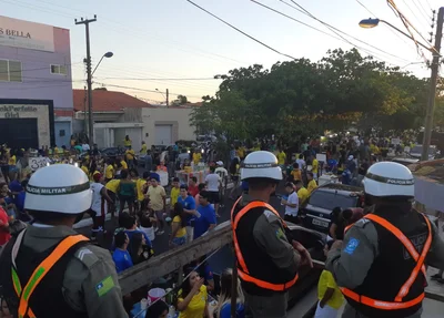 150 agentes de segurança estiveram no bairro Saci