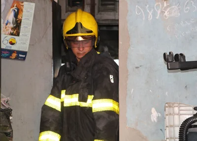 Os Bombeiros demoraram 30 minutos para chegar no local