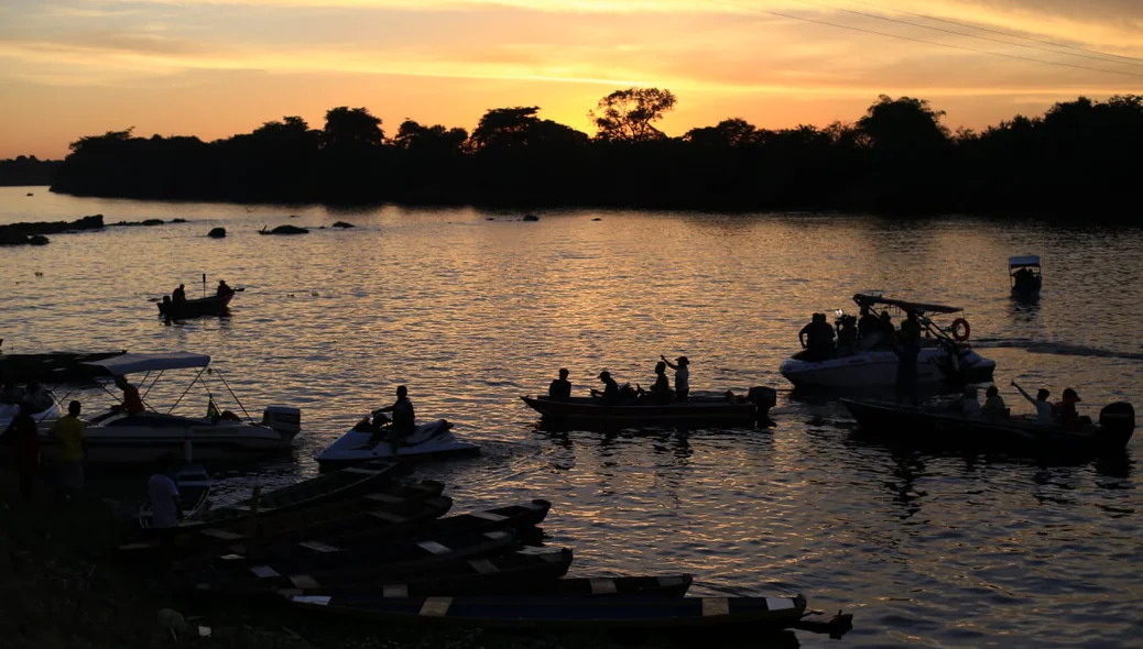 Embarcações no rio Poti
