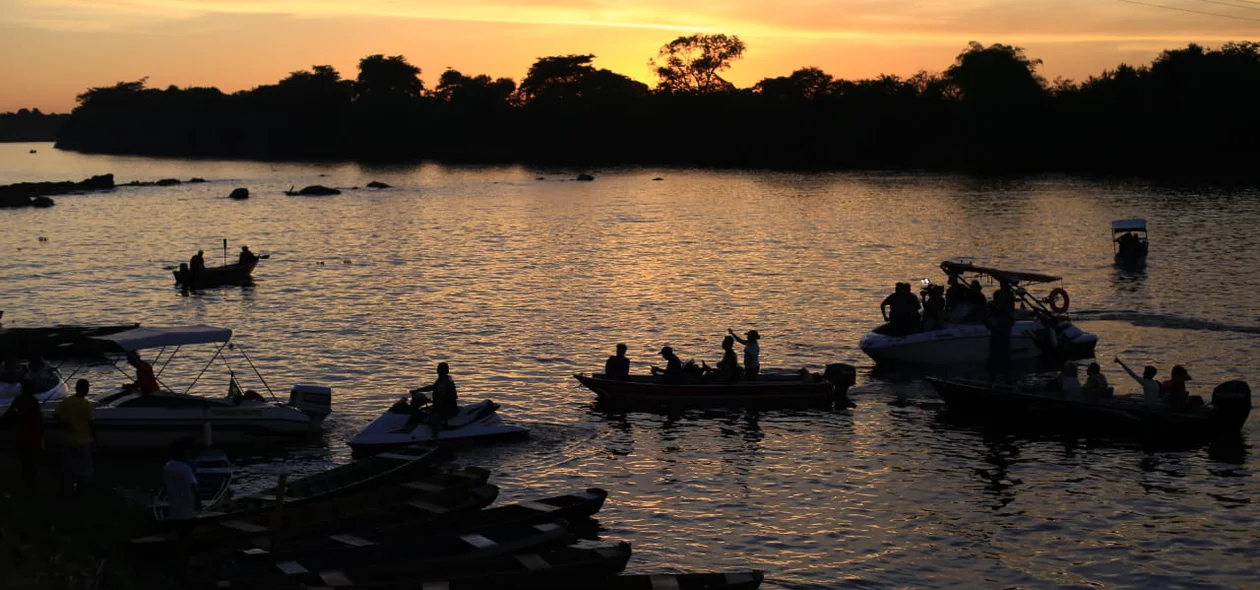Embarcações no rio Poti