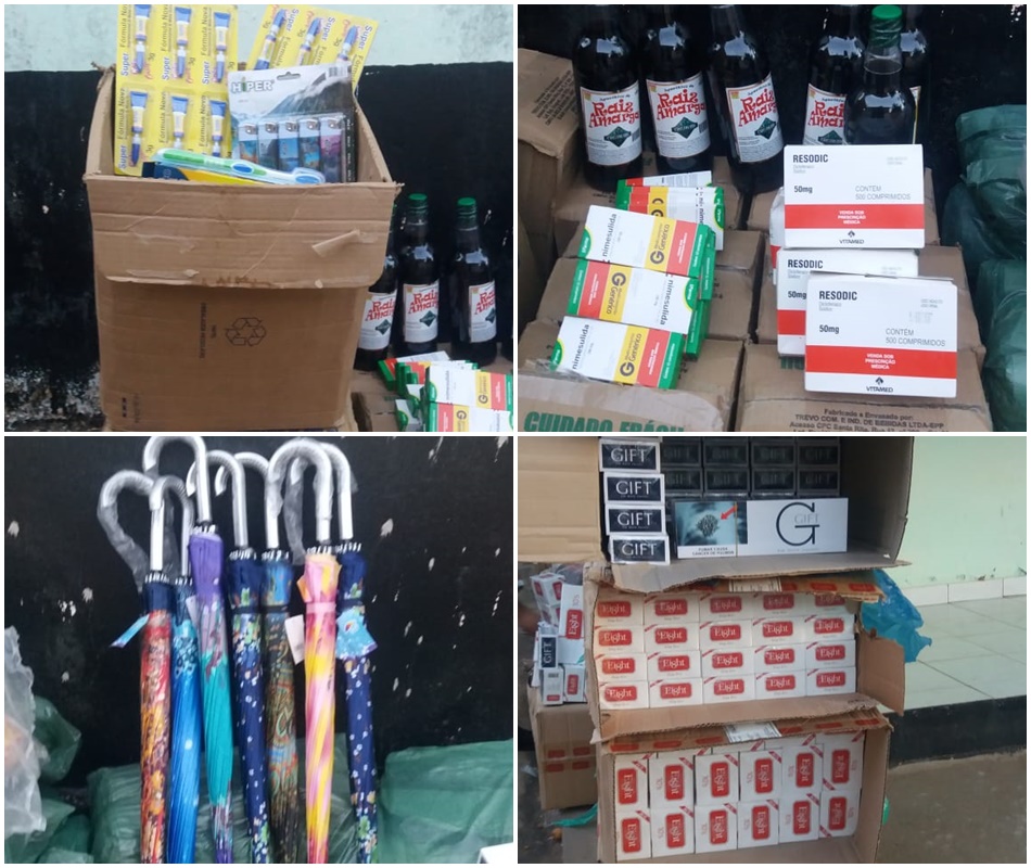 Material apreendido pela PM em Francinópolis