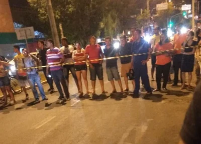 O acidente aconteceu na noite desta quinta-feira