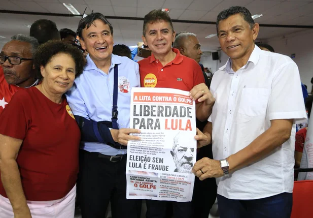 Regina Sousa, Wellington Dias, Paulo Martins e João de Deus