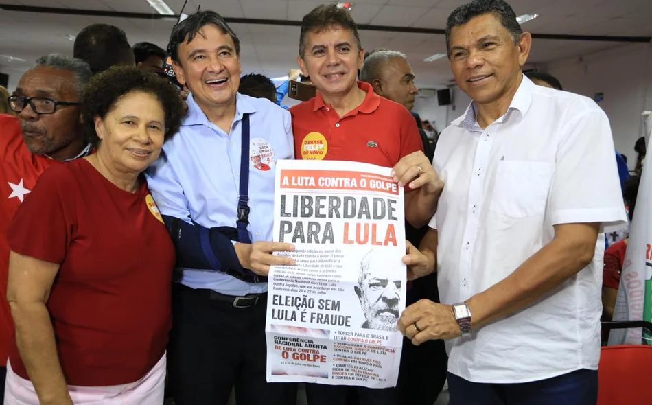 Regina Sousa, Wellington Dias, Paulo Martins e João de Deus