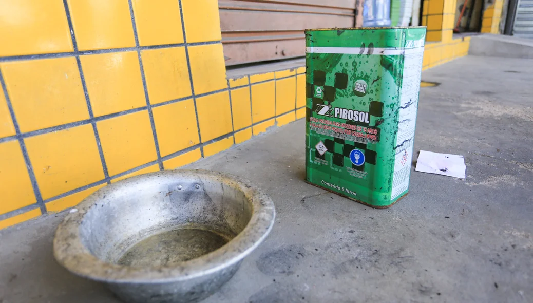 Querosene usada para provocar o incêndio