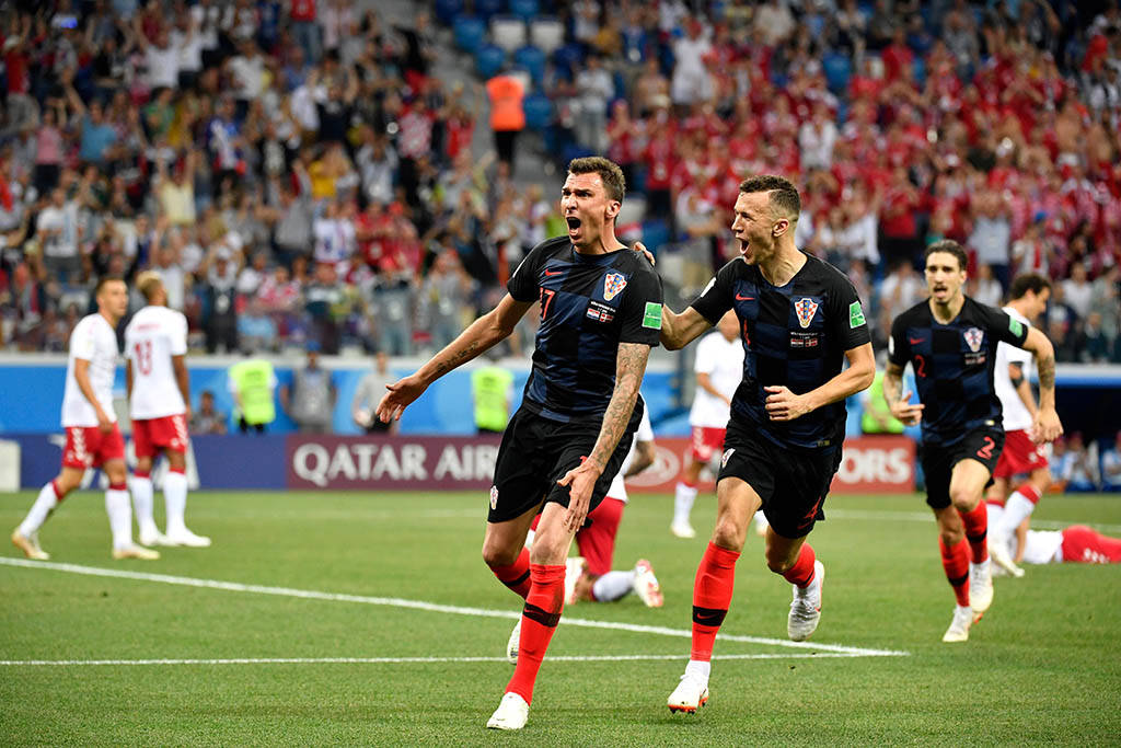 Croácia vence Dinamarca e avança às quartas de final