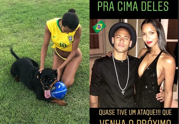 Lais Ribeiro e Neymar 
