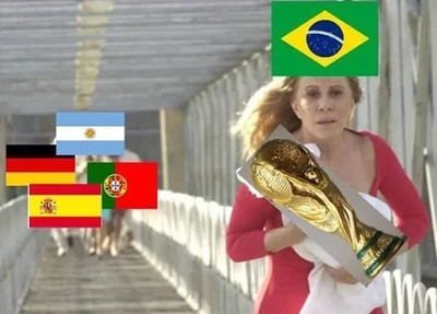 Meme após jogo do Brasil
