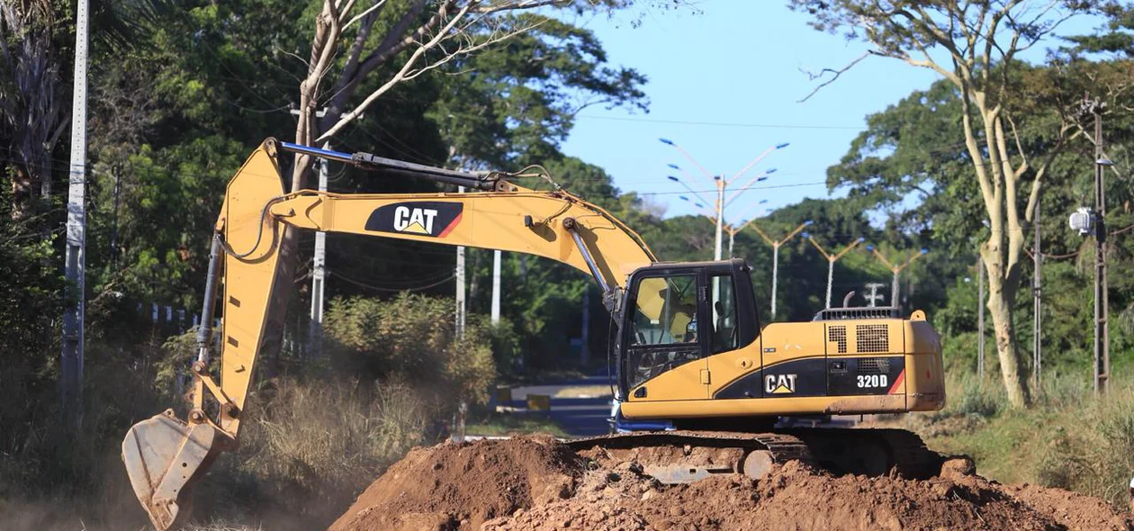 Obra realizada na PI-112