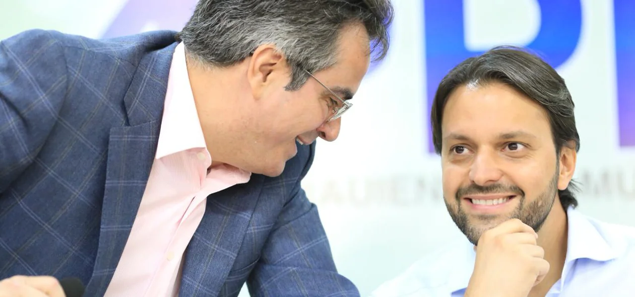 Ciro Nogueira e ministro Alexandre Baldy durante solenidade na APPM