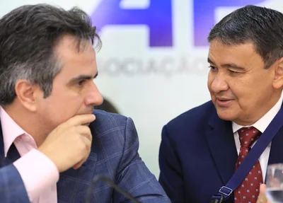 Ciro Nogueira e Wellington Dias durante solenidade na APPM