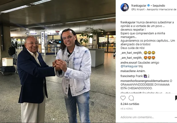 Frank Aguiar e Dr. Pessoa