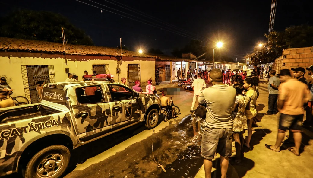 Polícia Militar esteve no local 