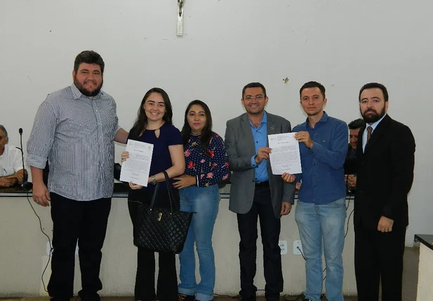 Posse de aprovados em concurso de Picos