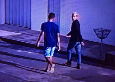 Dupla abandonou  motocicleta no Lourival Parente