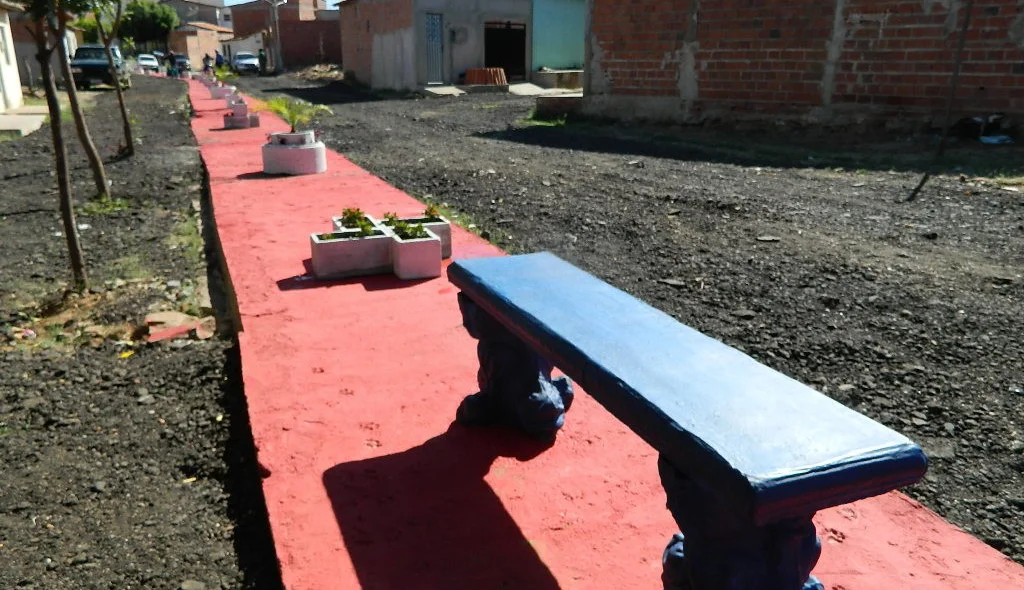 Galeria foi construída com um material resistente