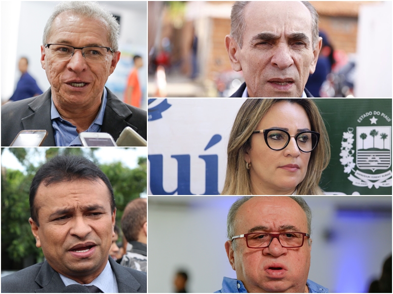 Rejane Dias, Assis Carvalho, Heráclito Fortes, Marcelo Castro e Fábio Abreu