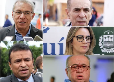 Rejane Dias, Assis Carvalho, Heráclito Fortes, Marcelo Castro e Fábio Abreu