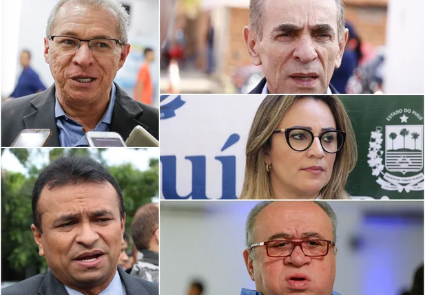 Rejane Dias, Assis Carvalho, Heráclito Fortes, Marcelo Castro e Fábio Abreu