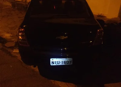 Veículo encontrado com placa clonada