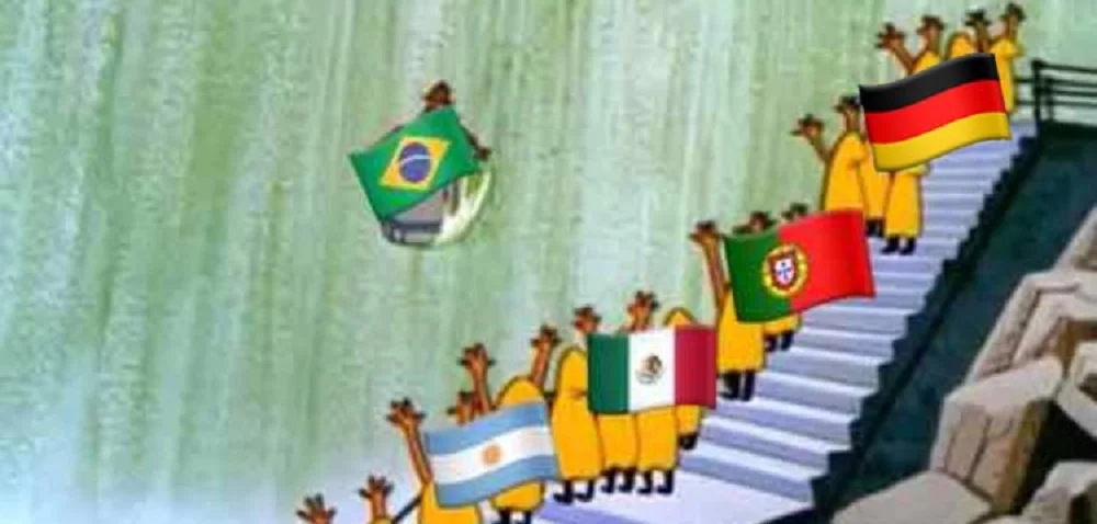 Despedida do Brasil da Copa do Mundo