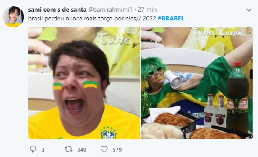 Memes da eliminação do Brasil na Copa do Mundo - Galeria de Fotos