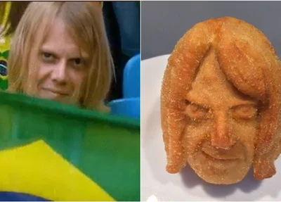 Torcedor russo ganha versão em formato de coxinha