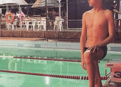 Teresinense Joabe Carvalho, atleta de natação