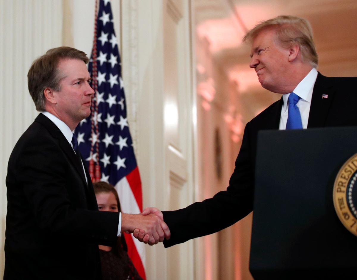 Brett Kavanaugh e Donald Trump