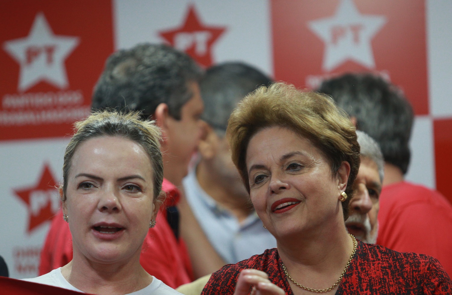 Gleisi Hoffman e Dilma Rousseff