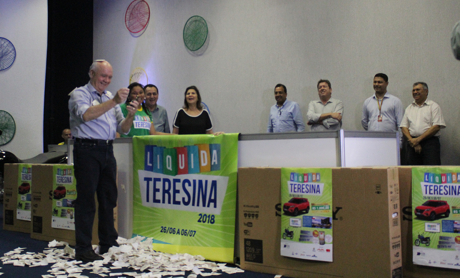 Sorteio dos prêmios do Liquida Teresina